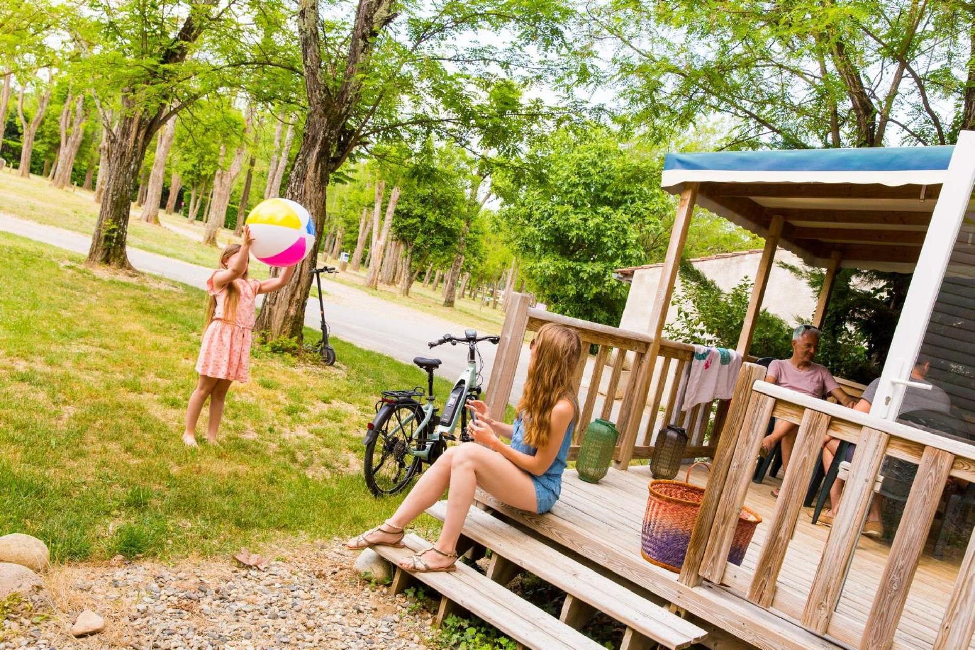Camping La Chapouliere Ruoms Eksteriør bilde