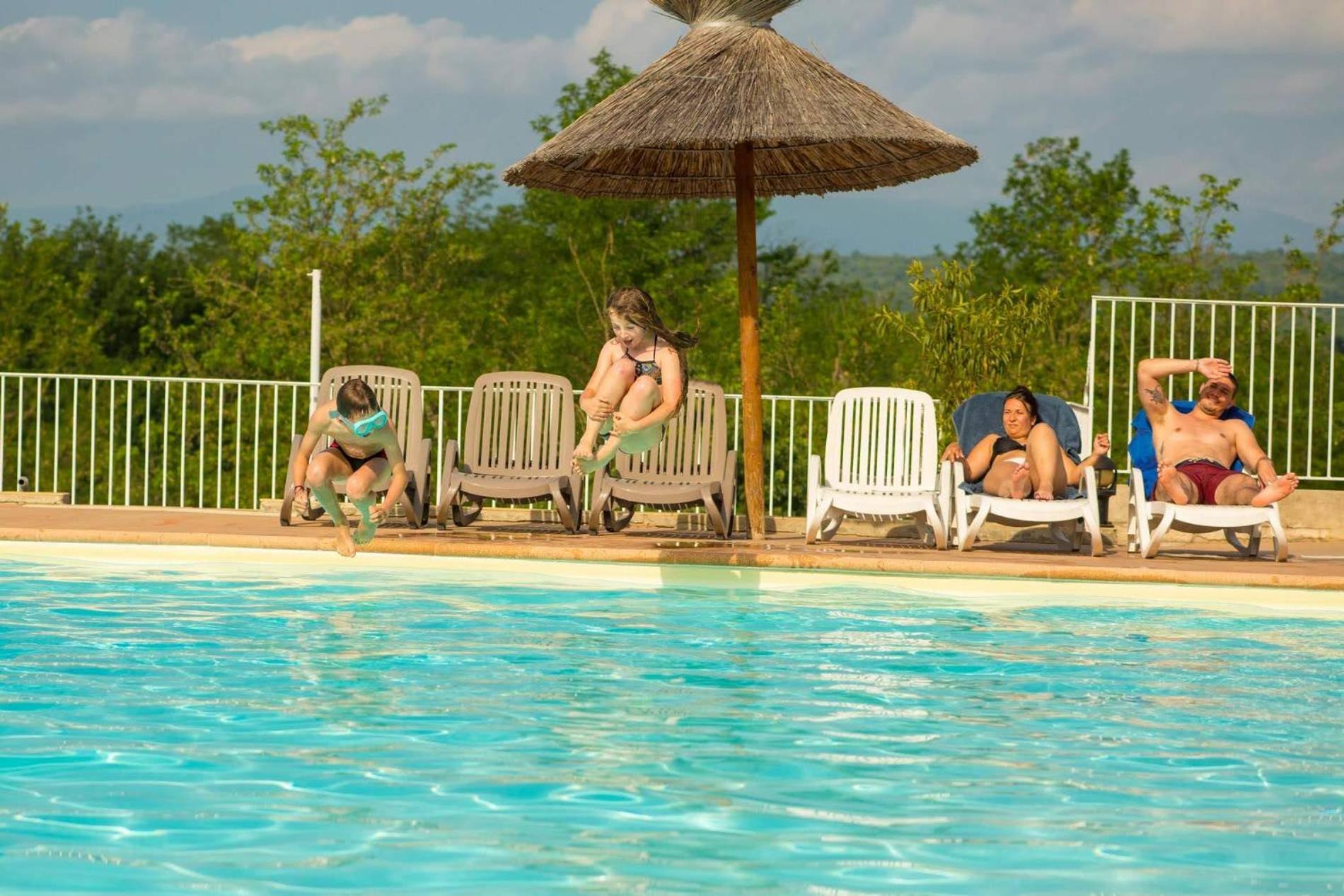 Camping La Chapouliere Ruoms Eksteriør bilde